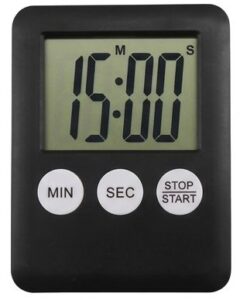 טיימר דיגיטלי מגנטי אלקטרו קנול - תצוגת LCD דקות ושניות