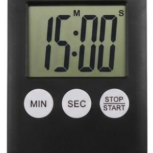 טיימר דיגיטלי מגנטי אלקטרו קנול - תצוגת LCD דקות ושניות